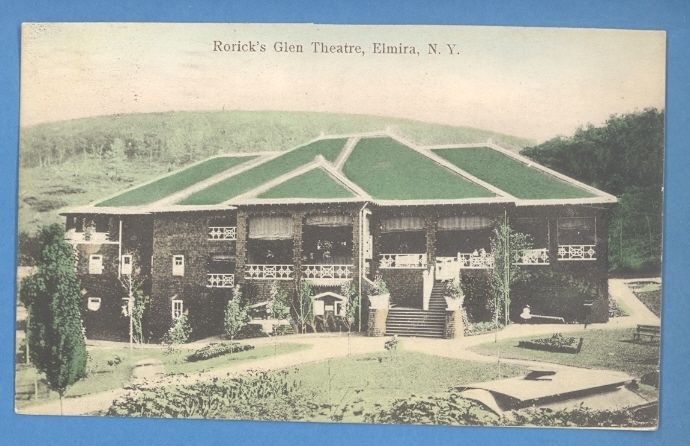 *New York- Elmira, Rorick's Glen Theatre Postcard