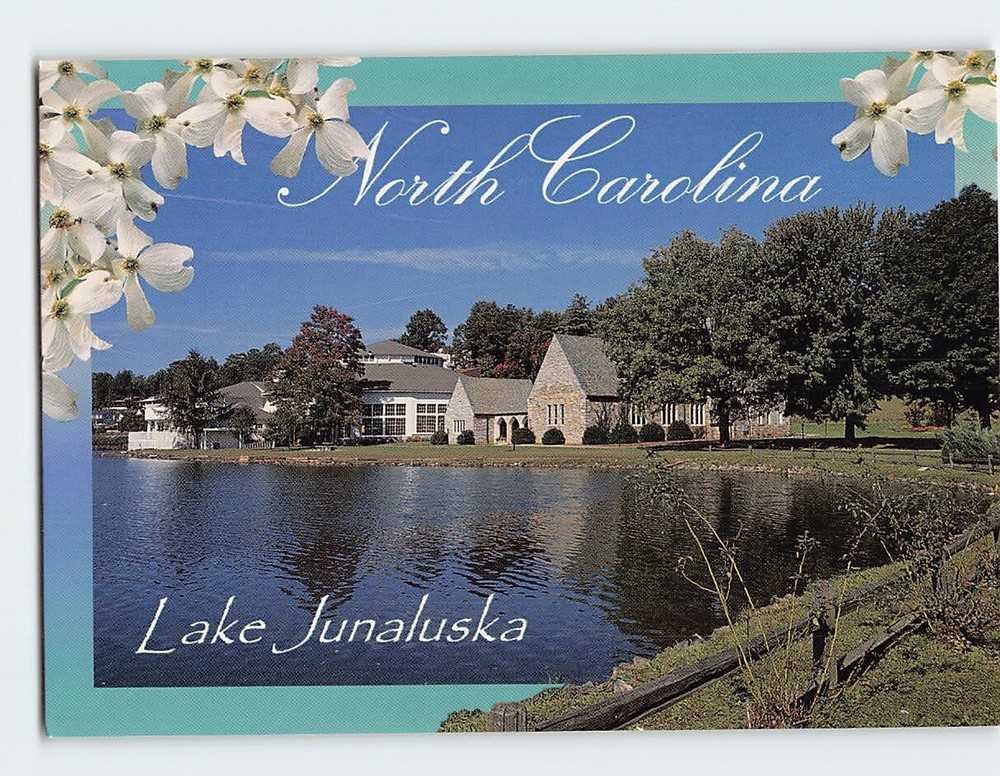 Postcard Lake Junaluska North Carolina USA