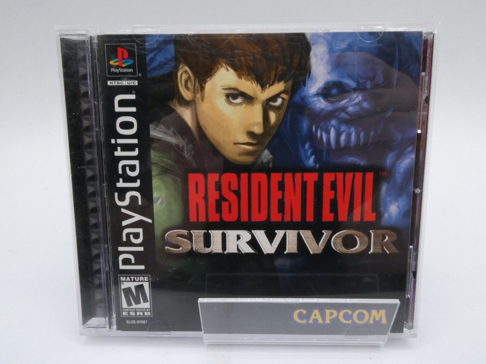 PS1 Resident Evil Survivor Sony PlayStation 2000 Complete CIB w/ Reg Card Capcom