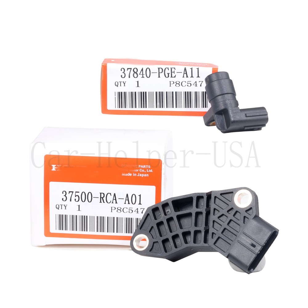 2PCS OEM For Honda Acura 2003-2010 Camshaft & Crankshaft Position Sensor