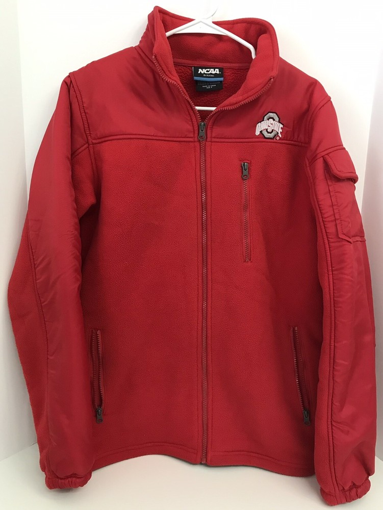 Ohio State Buckeyes NCAA Mens Full Zip Fleece Jacket Size Small