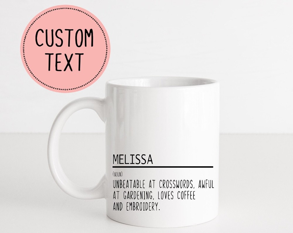Custom Name Mug Definition  Personalized Best Friend Gift Custom Mug Custom Name