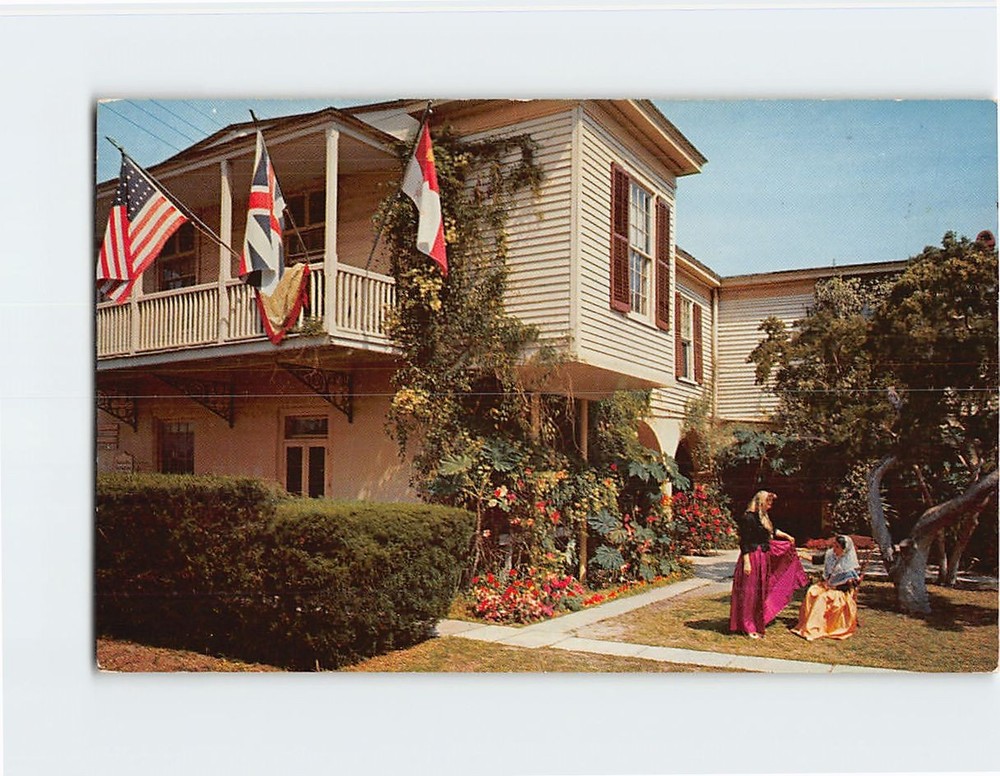 Postcard Old Spanish Treasury St. Augustine Florida USA