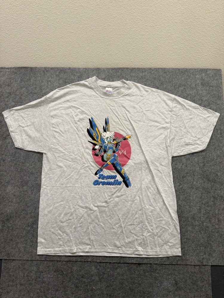 Vintage 90s Team Gremlin Gaming Furry Furries Convention Shirt
