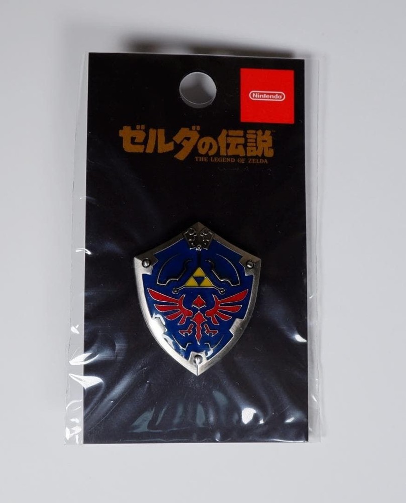 Nintendo Tokyo Zelda Crest Logo Pins Badge Brooch Hyrule Japan Exclusive New B