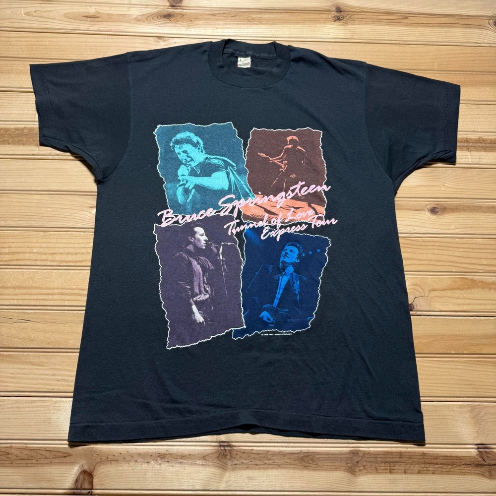Vintage 1988 Bruce Springsteen Tunnel of Love Express Tour T-Shirt USA - Large