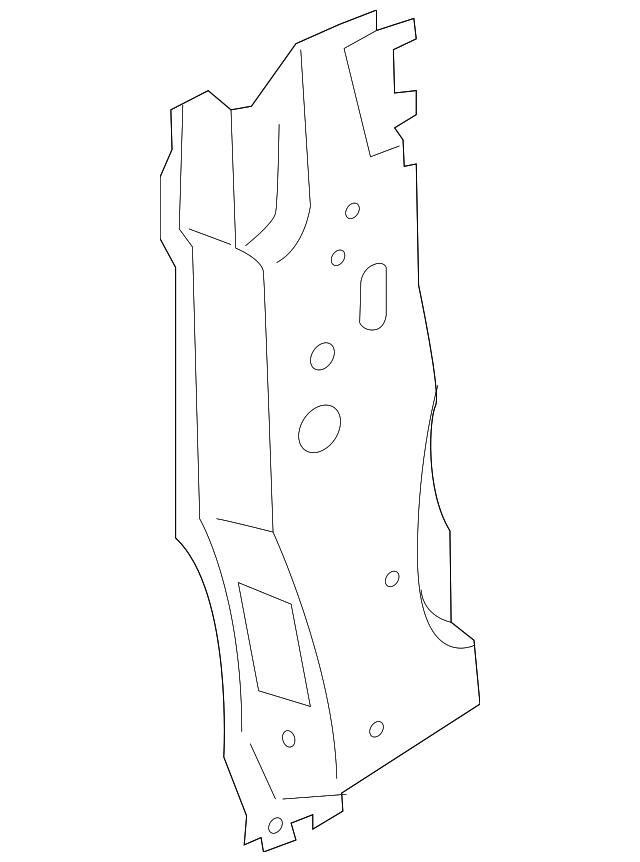 Genuine Ford Hinge Pillar Reinforced ML3Z-1502543-A
