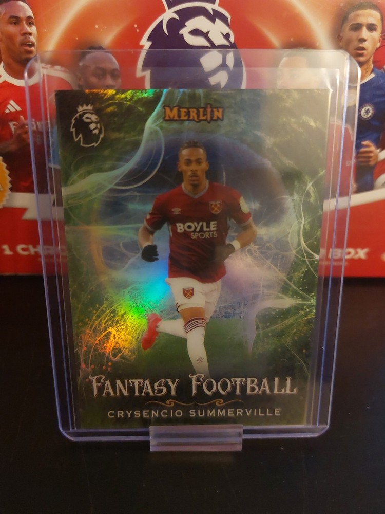 2026 Topps Merlin Premier League Crysencio Summerville Fantasy Football West Ham
