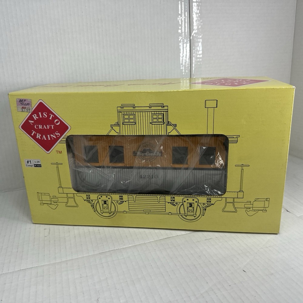 Aristocraft G Scale Rio Grande Bobber Caboose For Train Set Layout 42210