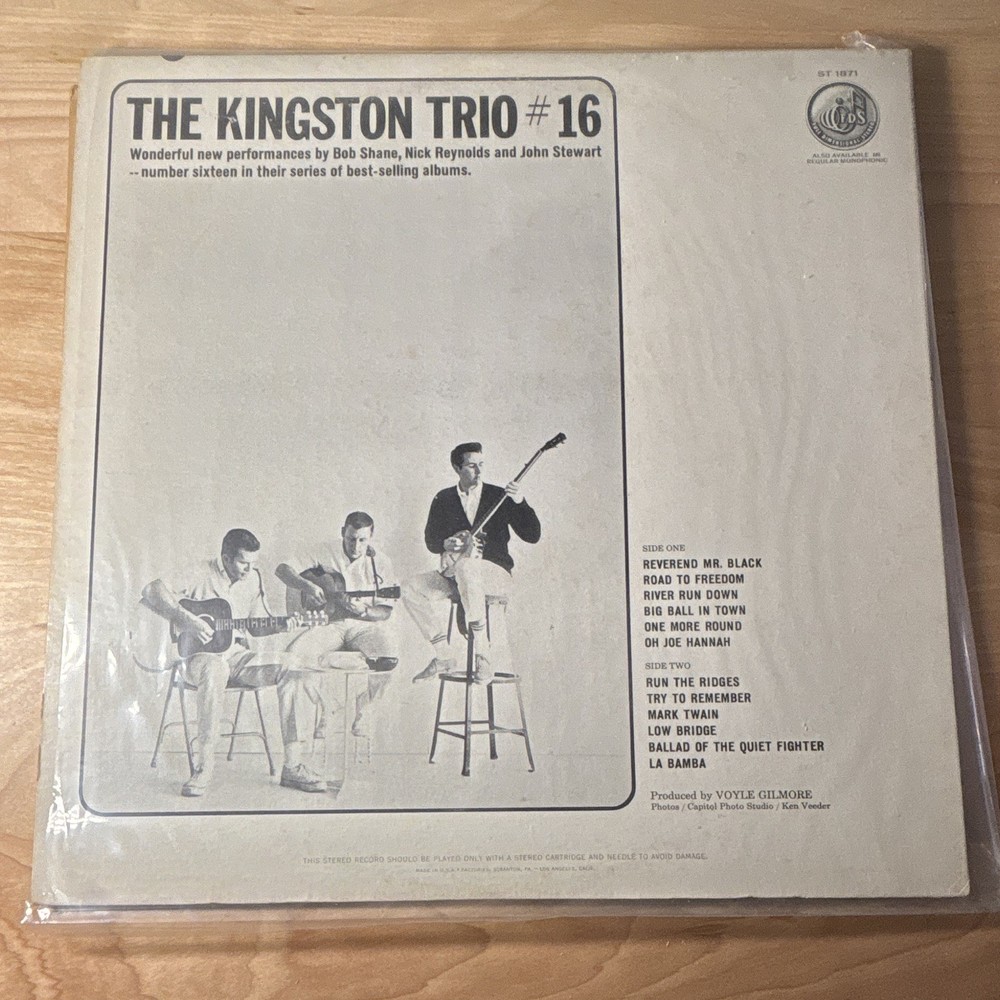 The Kingston Trio – #16 LP Vinyl 12