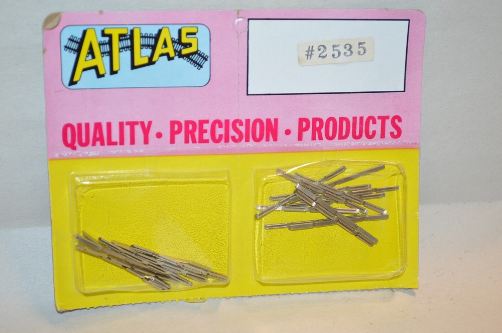 N scale track Atlas 2535 nickel silver rail joiners Code 80 lot set 2 packs
