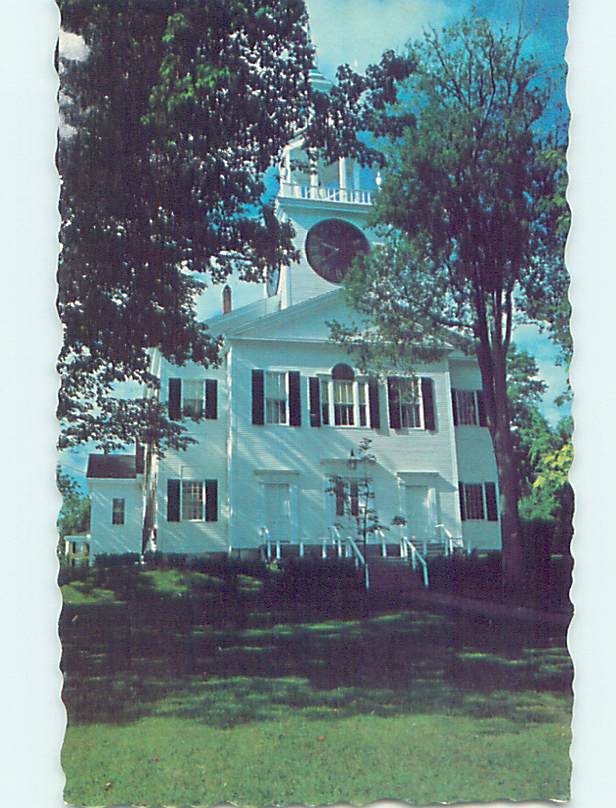 Unused Pre-1980 CHURCH SCENE Belfast Maine ME m/09 A7447