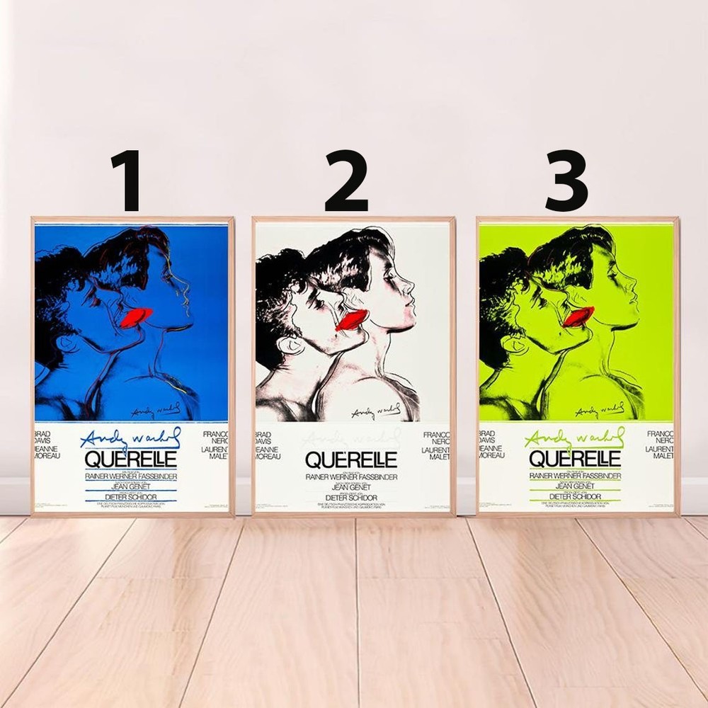 Querelle Andy Warhol Style Vintage Art Film Poster Print