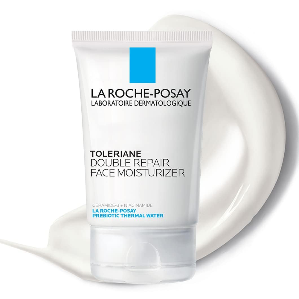 Toleriane Double Repair Daily Hydrating Face Cream with Ceramides for Healthy Skin