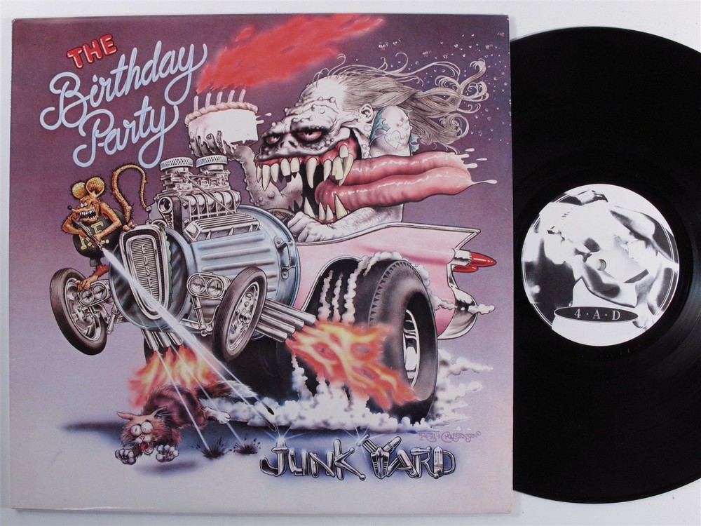 BIRTHDAY PARTY Junkyard 4AD LP VG+ uk f