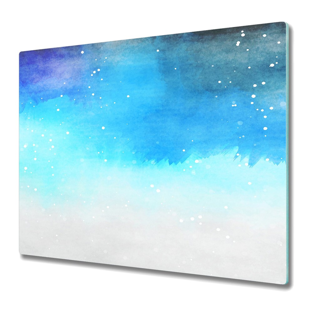 Glass Induction Ceramic Hob Cover Worktop Saver Abstract Colourful Space 60x52
