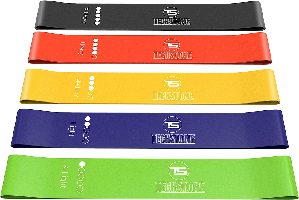 5-Level Resistance Bands Set for Men & Women - Elastic Workout Bands for Strength Training