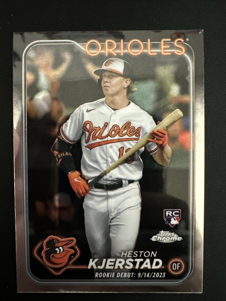 2024 Topps Chrome Update Heston Kjerstad Rookie Debut RC #USC120