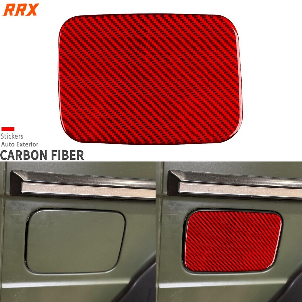 Red Carbon Fiber Fuel Tank Gas Cap Cover For Benz G-Class W463 G55 G63 2004-2012