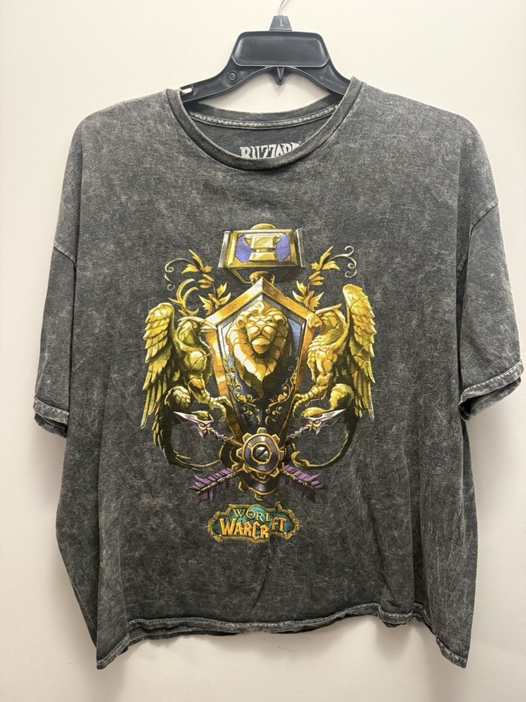 WORLD OF WARCRAFT The Alliance Blizzard Entertainment Promo Shirt 2XL
