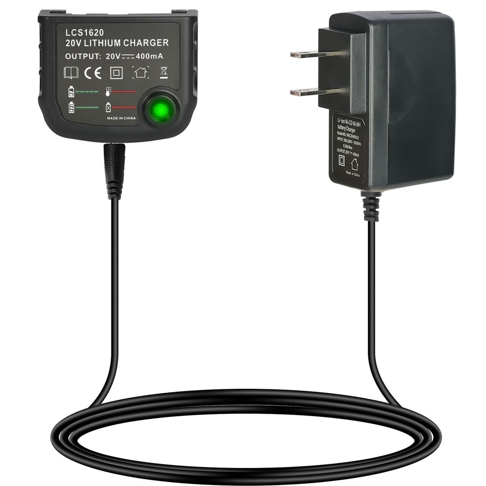 20V MAX Lithium Battery Charger for Black & Decker 20V Tools