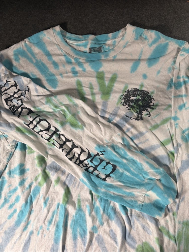 Grateful Dead Tie Dye LS Shirt XXL Dancing Bears Skeleton Roses Tailgate