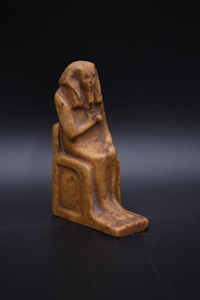 Ancient Egyptian Antiquities King Khafre Statue Pharaonic Stone BC Sculpture