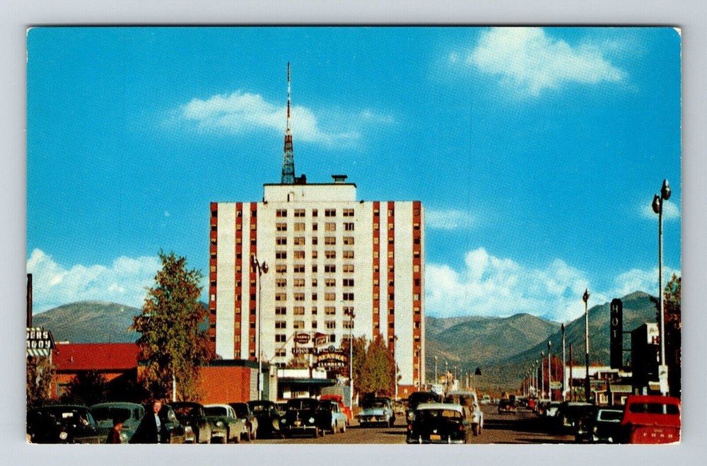 AK-Alaska, Mt McKinley Apartments, Scenic Drive View, Vintage Postcard