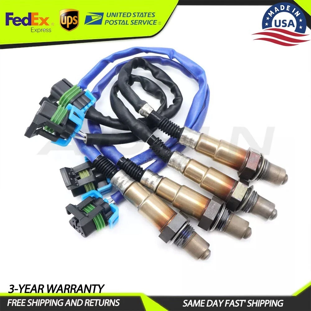 4PCS Oxygen Sensor For 2009-11 Chevrolet Traverse GMC Acadia Buick Enclave V6