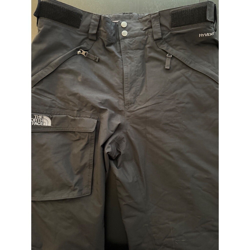 North Face Hyvent Ski Snow Pants Mens M Short Waterproof Insulated Snowboard