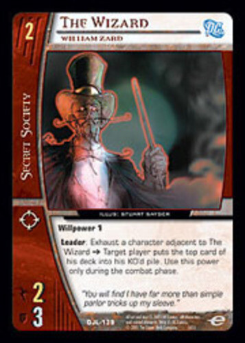 VS System: Wizard William Zard Played DC Justice League TCG CC Card Game