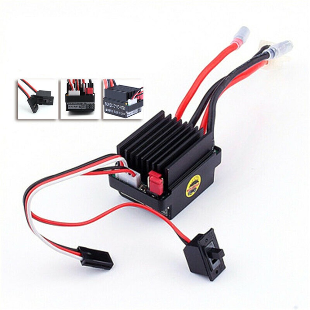 1PCS Waterproof Brushed ESC Speed Controller for RC Car Boat Motor