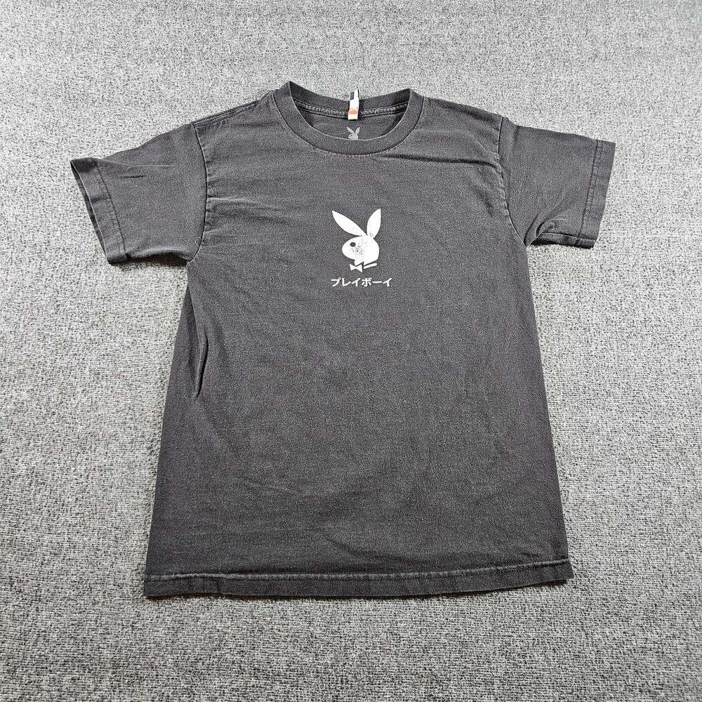 Playboy Club Tokyo Japan Shirt Mens Small Black Anime Bunny Ace Graphic Tee