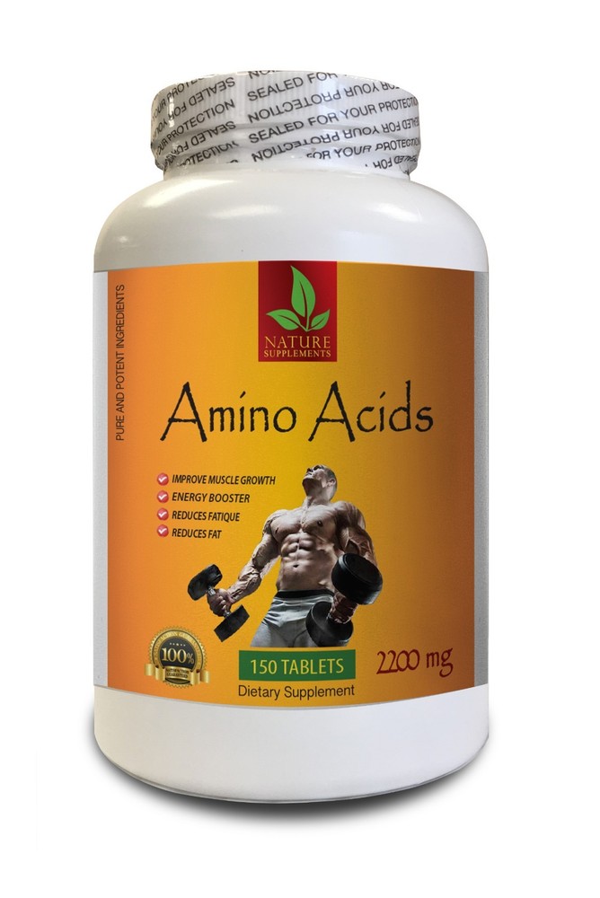 Post Workout - AMINO ACIDS 2200mg - Muscle Building - 1 Bottle 150 Tablets