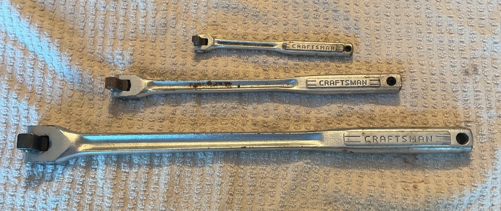VTG Craftsman USA Breaker Bar Lot 1/4