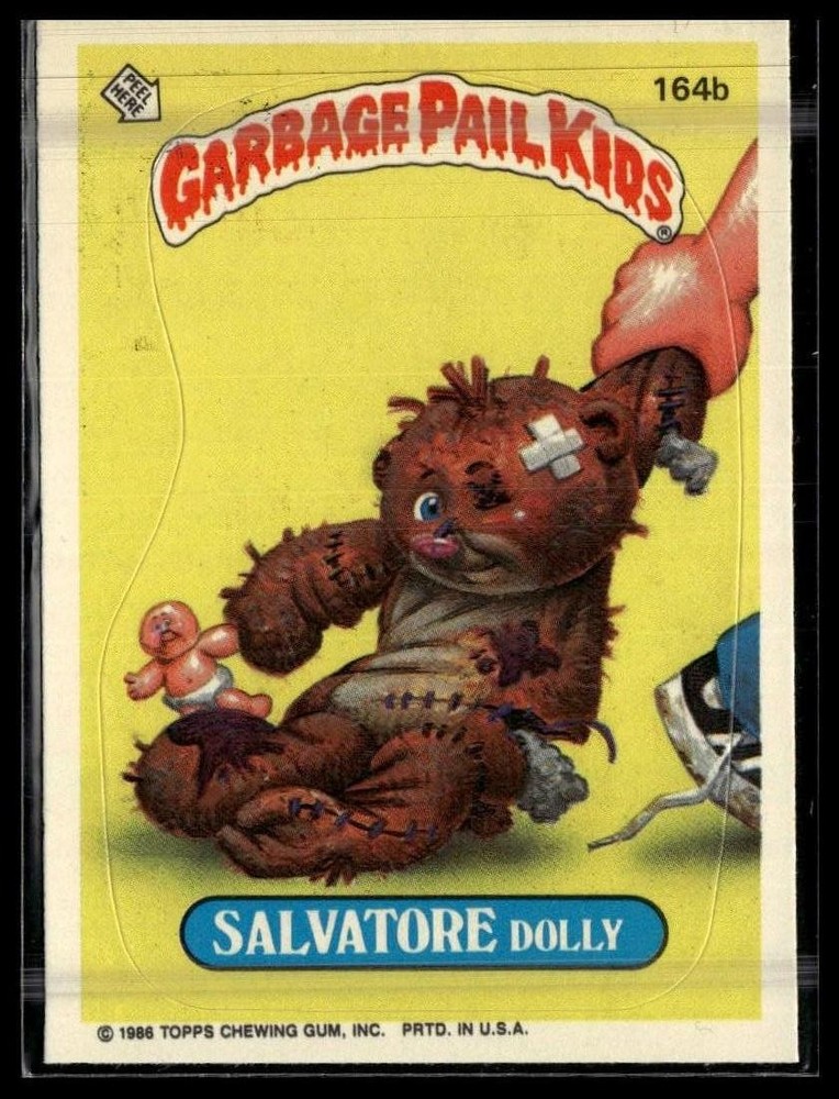 1986 Topps Garbage Pail Kids Series 4 #164b Salvatore Dolly