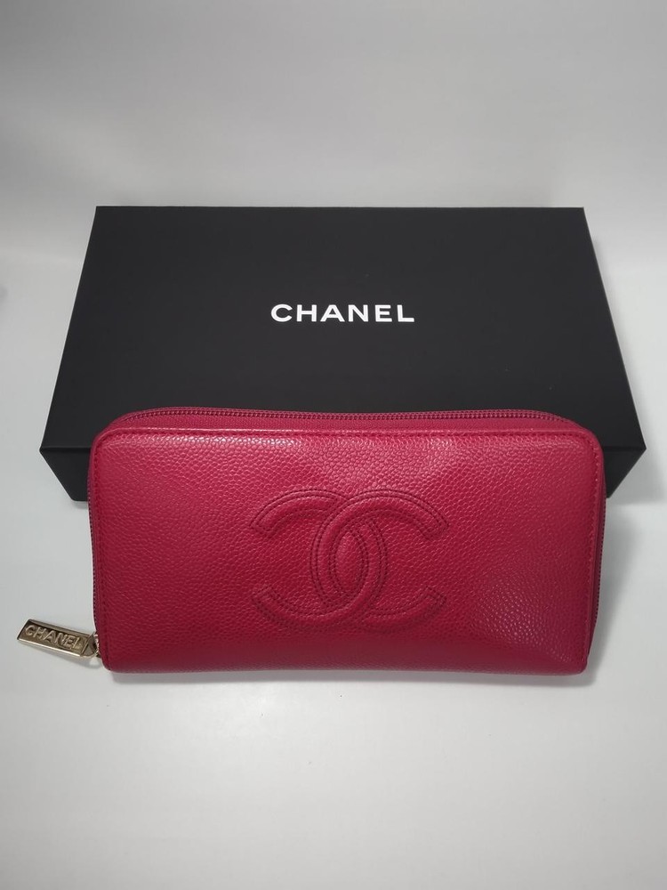Chanel 27618721 Round Zipper Long Wallet