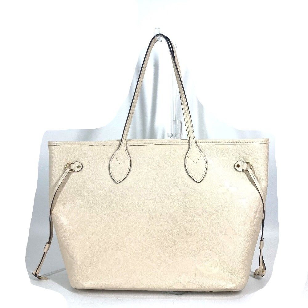 LOUIS VUITTON Monogram Empreinte Neverfull MM Tote Shoulder Bag M46676