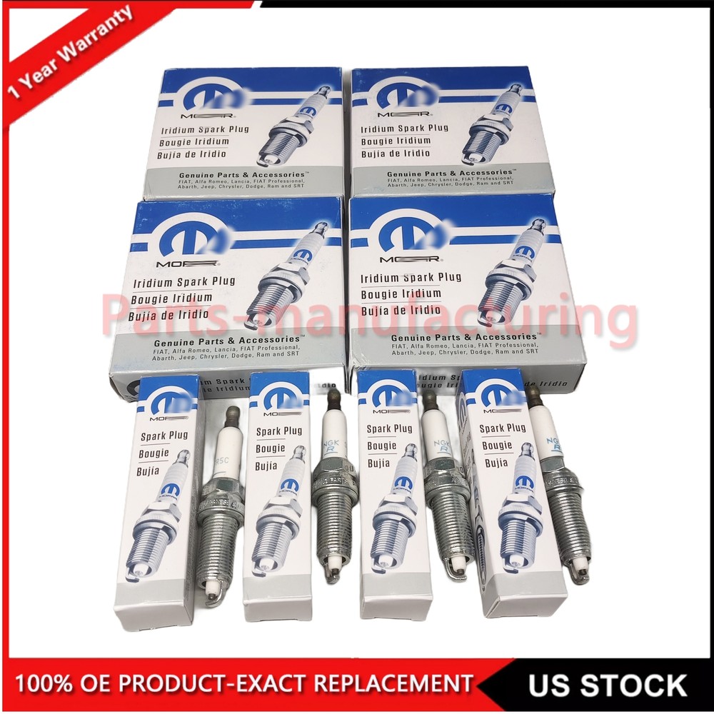 (16) NEW OEM for 2018-2020 Mopar Dodge Jeep Chrysler 5.7L HEMI Spark Plugs set