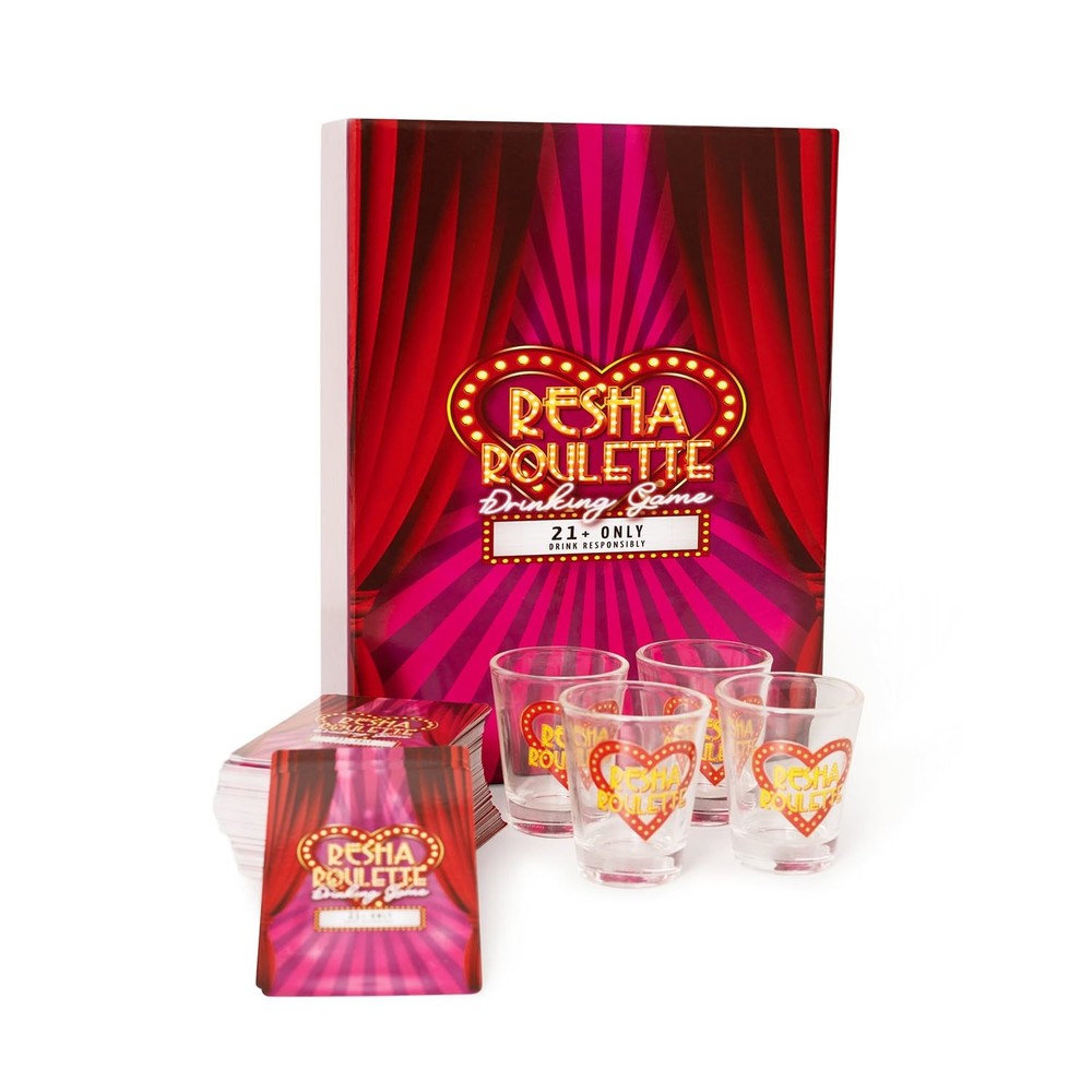 Resha Roulette Card, A Drinking Card Game for Parties and More, Includes 120 ...