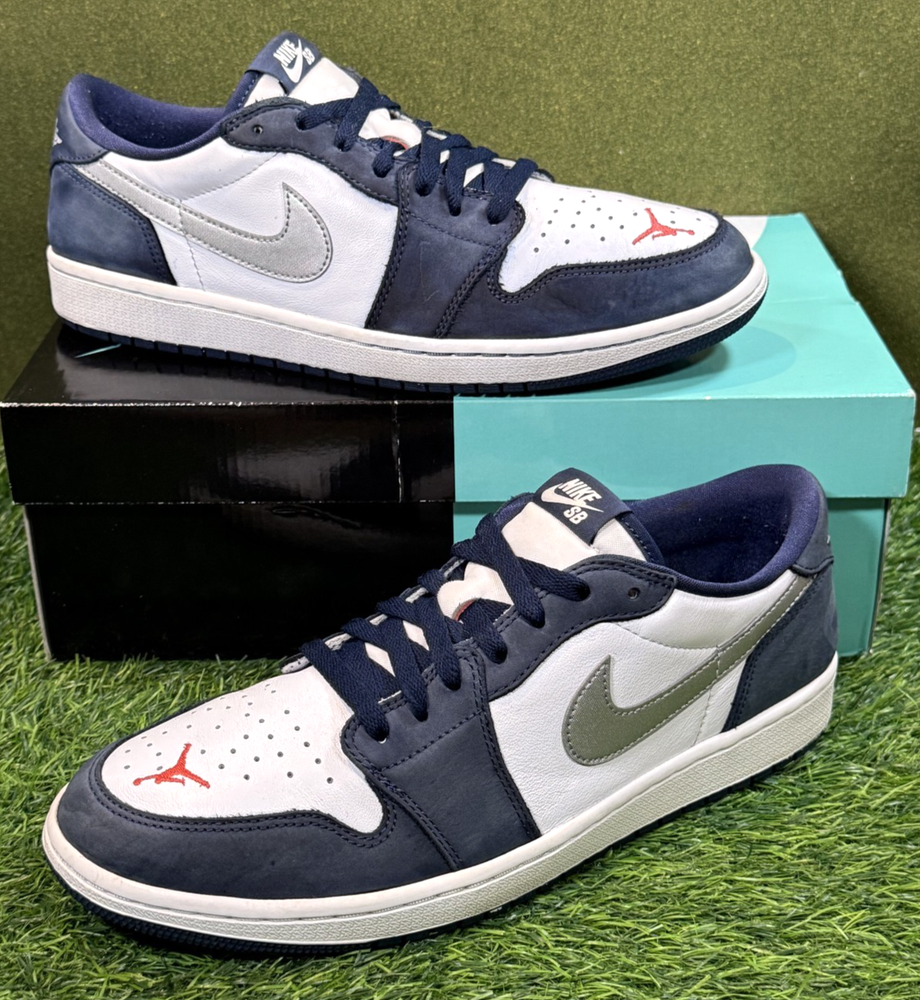 Jordan 1 Low SB x Koston 'Midnight Navy' (Size 10) *Super Clean Pair w/ OG All*