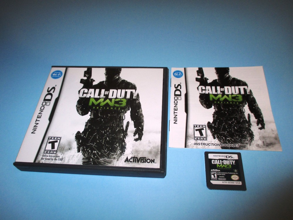 Call of Duty: Modern Warfare 3 - Defiance Nintendo DS Game w/Case & Manual