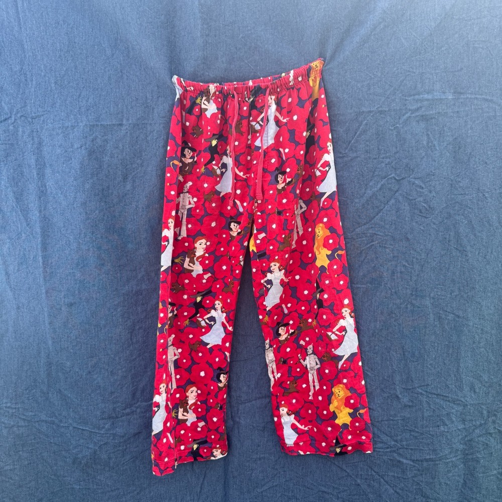 Peter Alexander Junior Red Wizard Of Oz Sleep Pants Pyjamas Size 6 (Kids)
