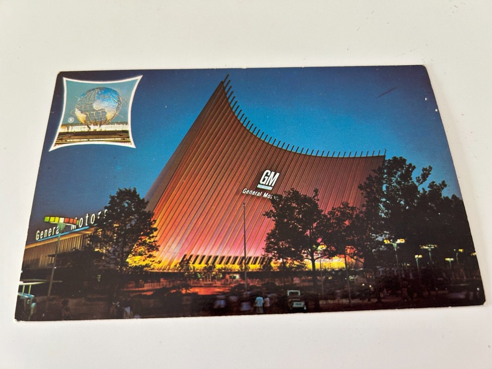 General Motors Futurama Building New York World's Fair Postcard