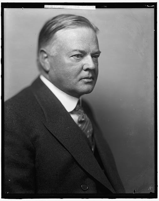 Photo:Herbert C Hoover Portrait Antique Photograph
