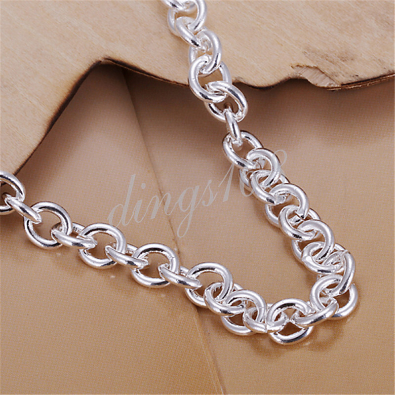 18K White Gold Filled Hypoallergenic Open Heart 8
