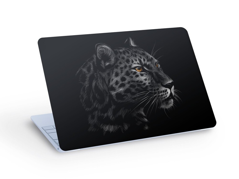 LEOPARD LAPTOP SKIN Decal Sticker, Leopard Laptop Skin Decal - Custom Size