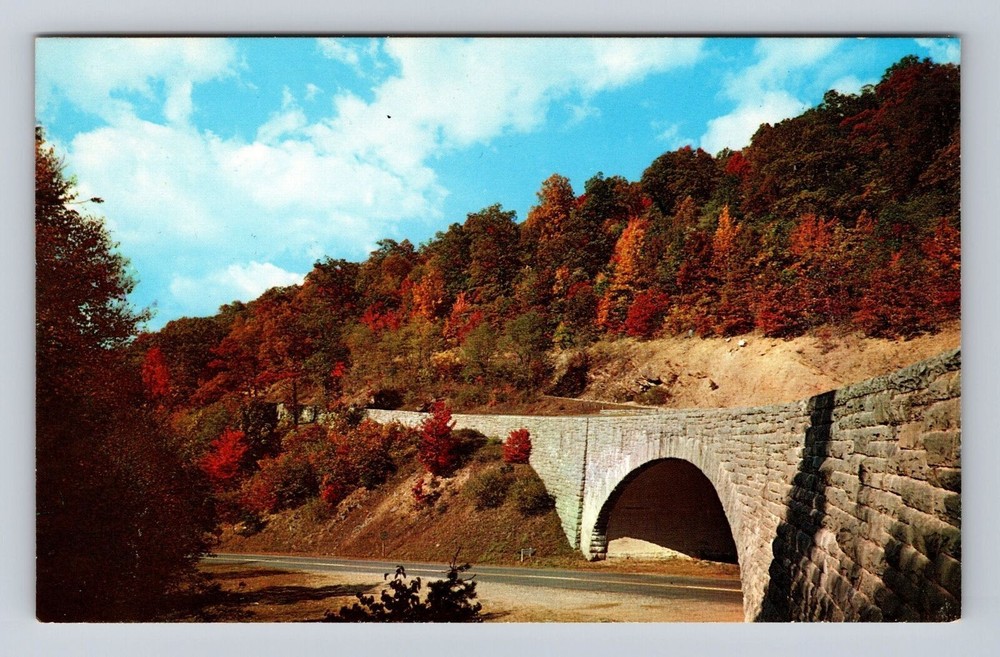 Buck Creek Gap NC-North Carolina, Fall on Blue Ridge Parkway Vintage Postcard