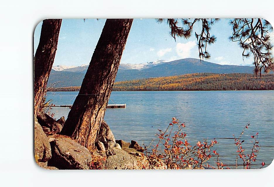 Postcard Priest Lake North Idaho Chimney Rock Selkirk Range Ross Hall Sandpoint