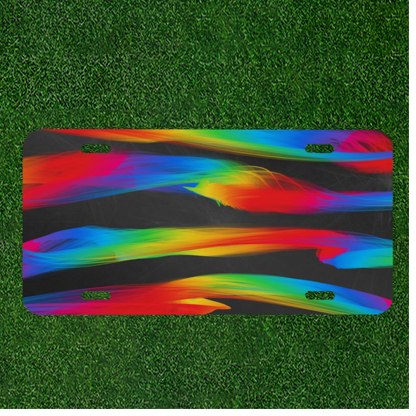 Custom Colorful Personalized Car License Plate for Unique Style
